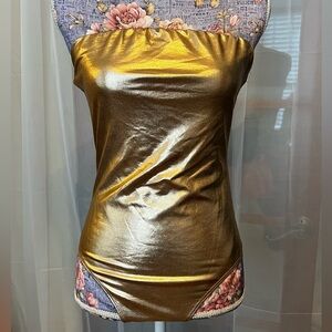Free w/purchase 🤑 Rose Gold Bodysuit NWT